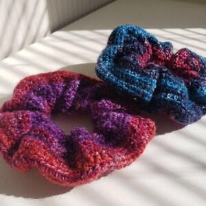 3 Pack of Crocheted Scrunchies