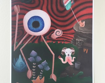 Fine Art Print | Psychedelic Scene