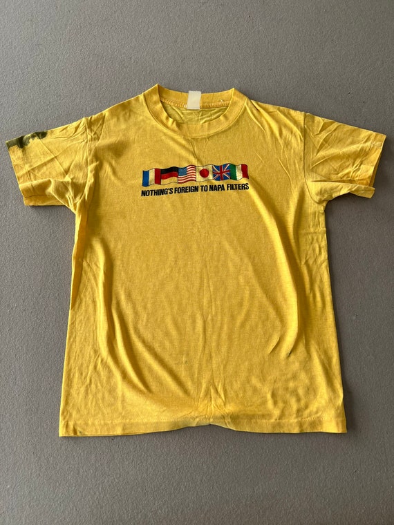 Vintage Napa oil filter shirt