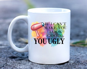 Lipstick Mug Better Late Mug Stylist Gift Cosmetology Grad Hairstylist Mug Better Late Than Ugly Hairdresser Mug Cosmetology Gift