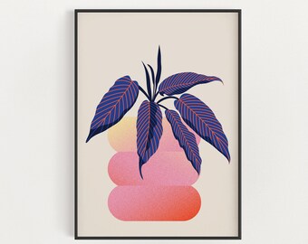 Lush Too | Instant Digital Download | Digital Art Print | Printable Wall Art | Plant Art