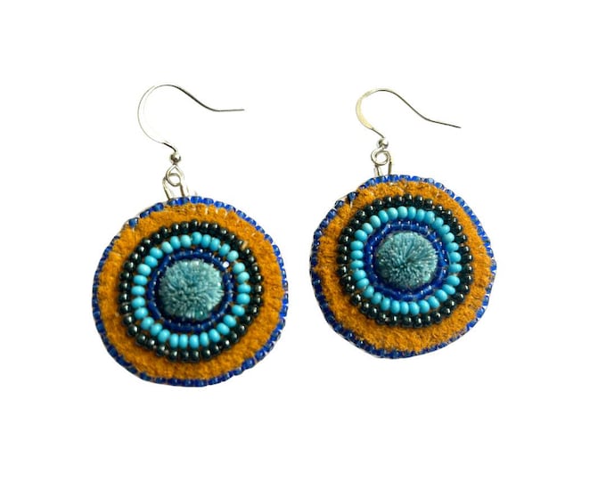 Caribou Tufted Berry Earrings