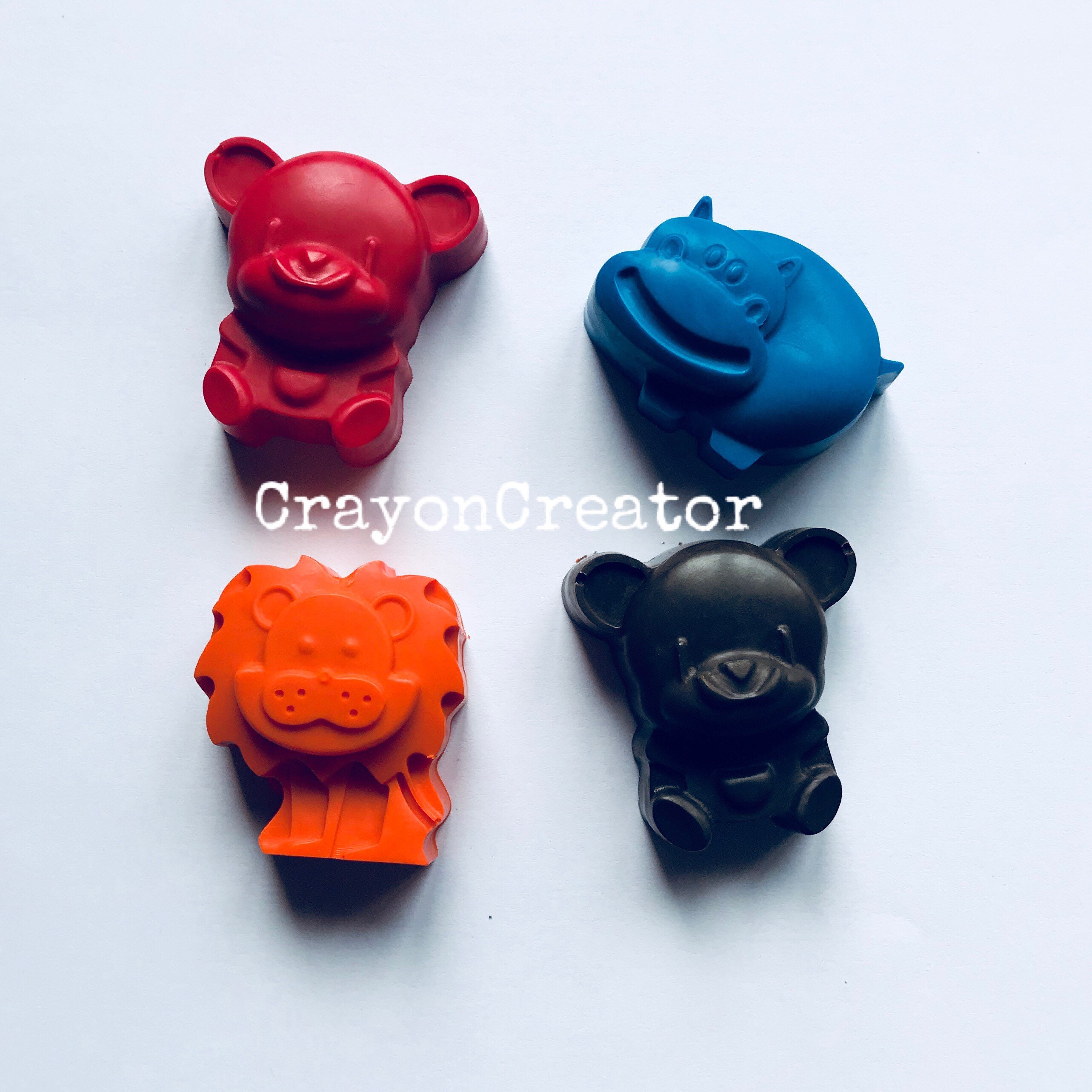 Niños niños niños colorante novedad forma Crayons oso de vida Etsy