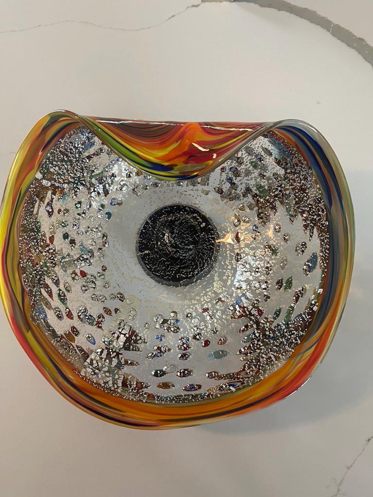 Murano Millefiori Glass Bowl - Etsy