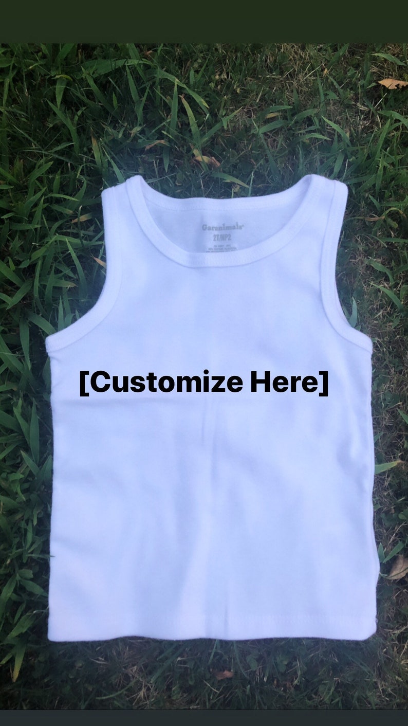 Blank toddler Tank