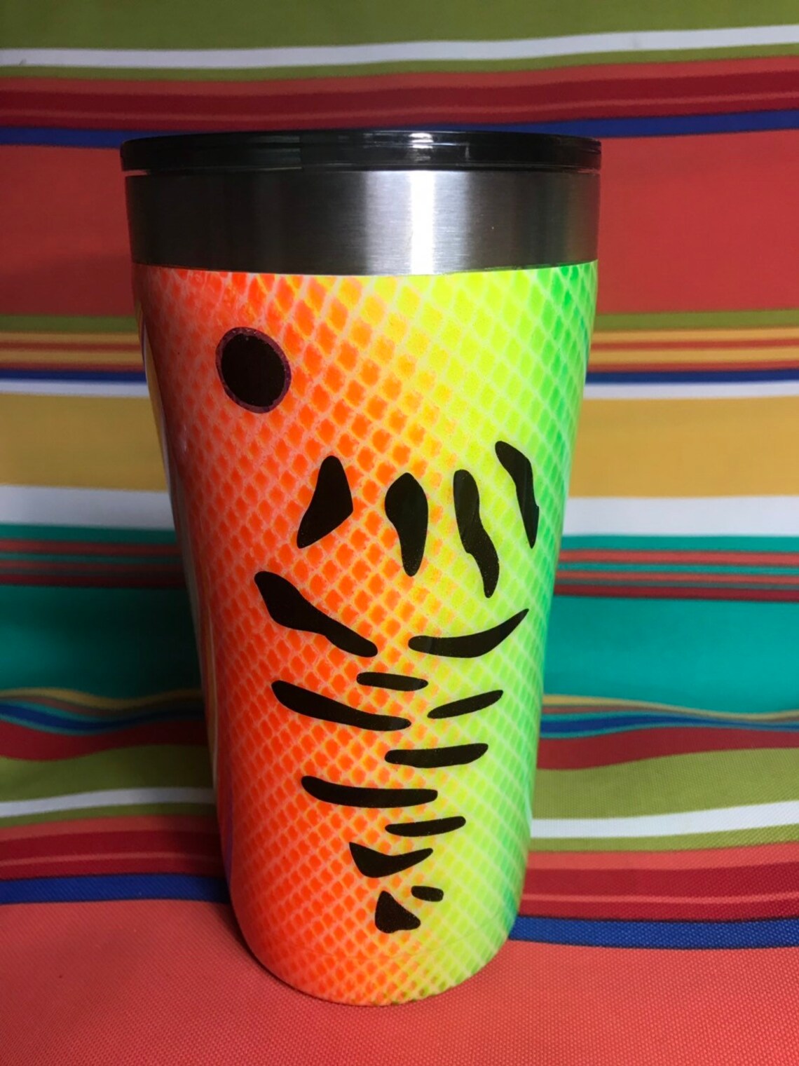 Fishing lure tumbler epoxy cup yeti like cups Etsy