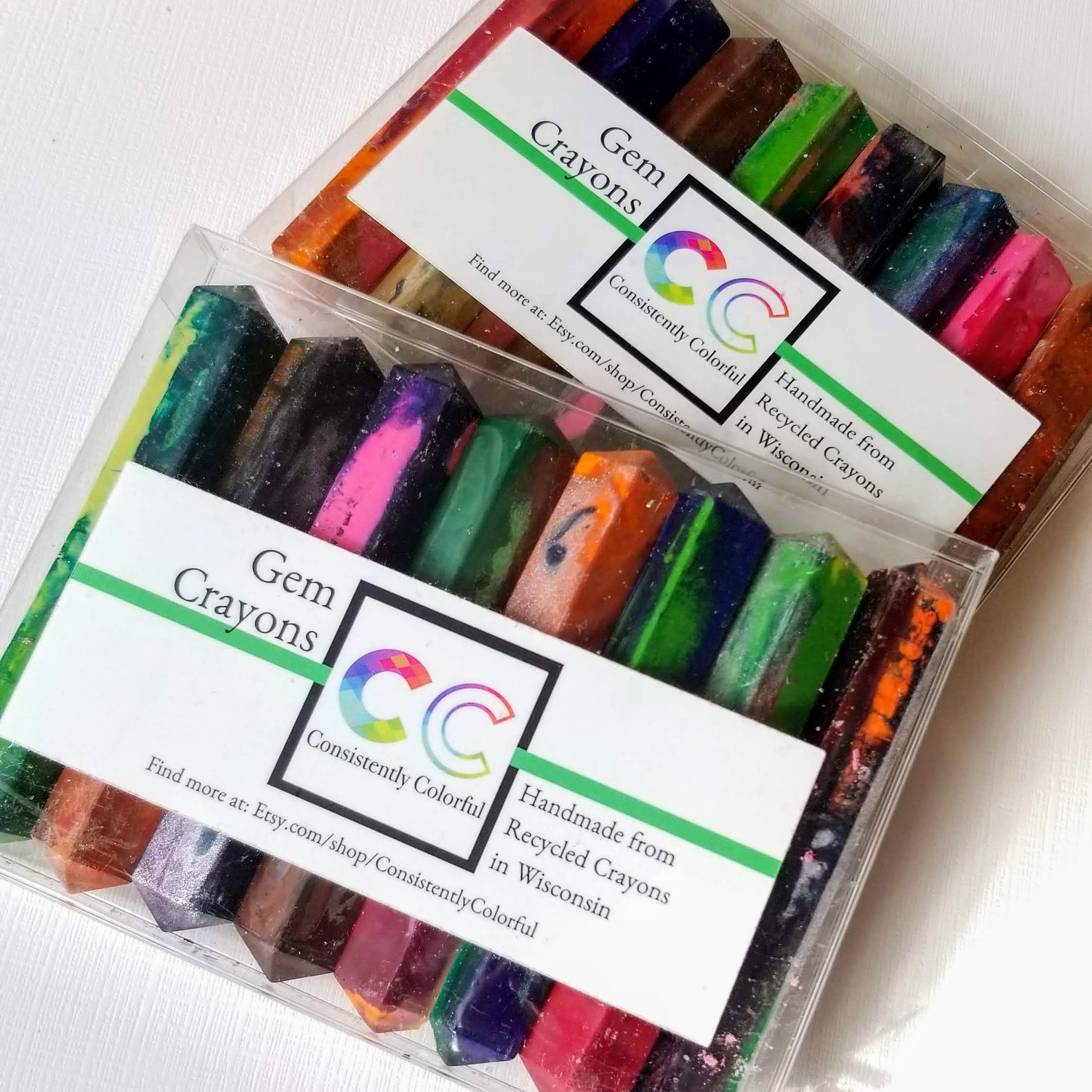 Colorful Gem Crayons Crystal Shaped Crayons to Write and Etsy