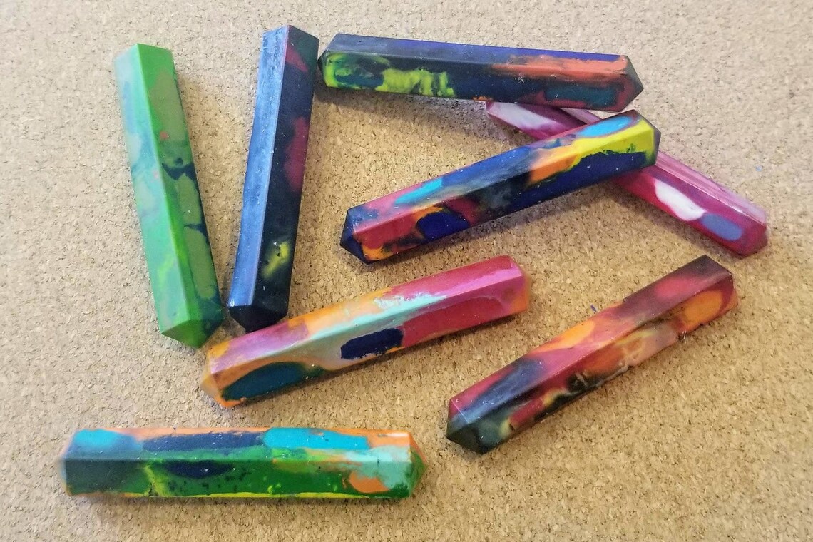 Colorful Gem Crayons Crystal Shaped Crayons to Write and Etsy