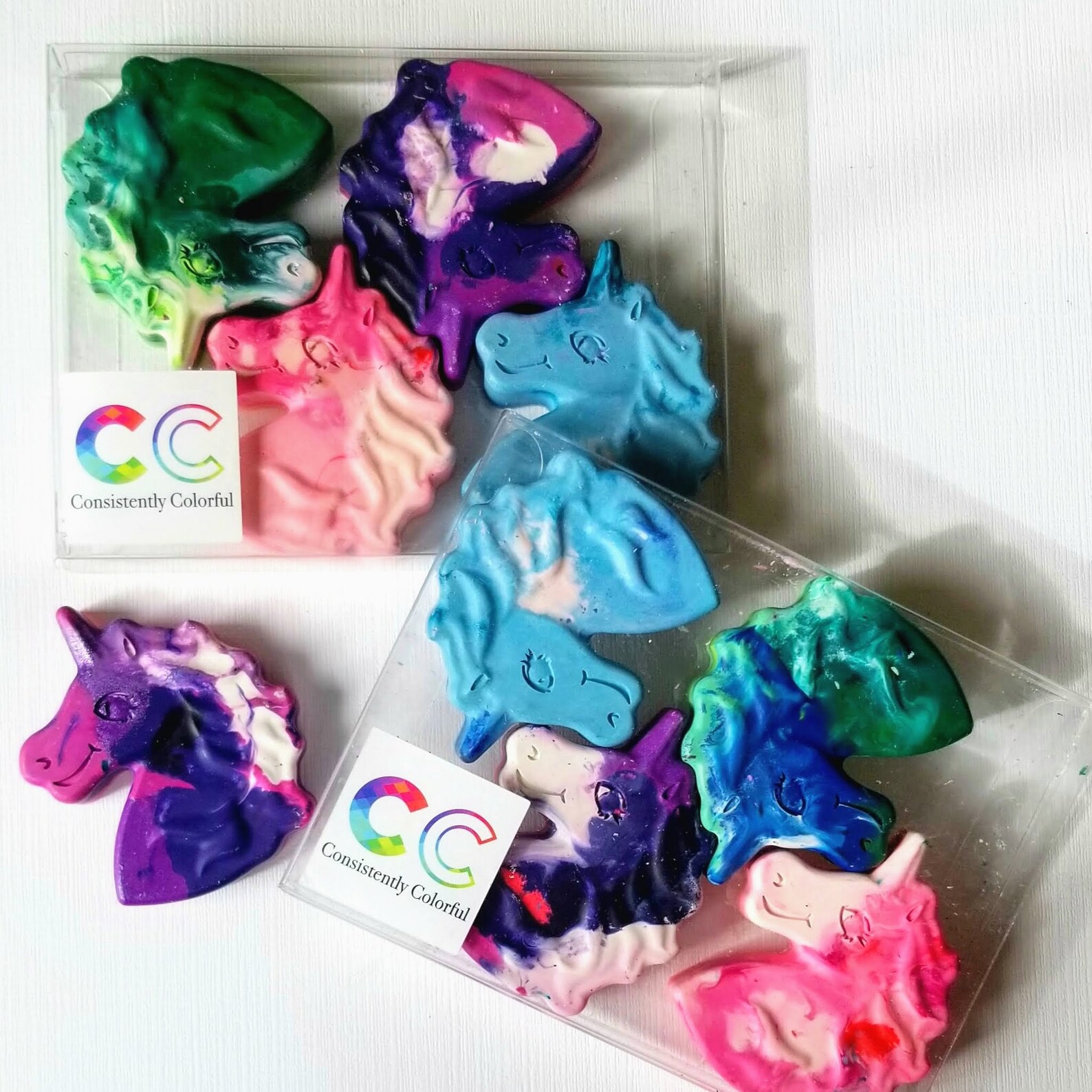 Unicorn Crayon Set Magical Crayons for All Ages Etsy