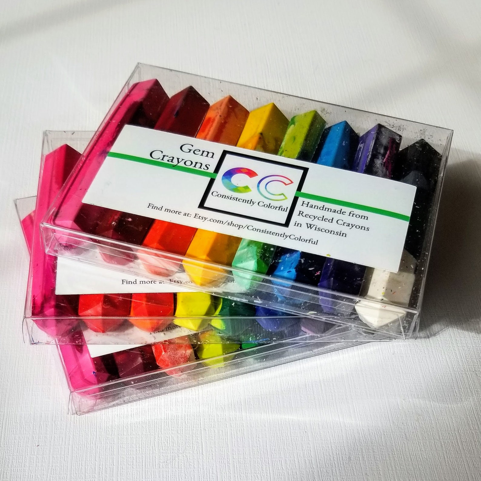 Colorful Gem Crayons Crystal Shaped Crayons to Write and Etsy