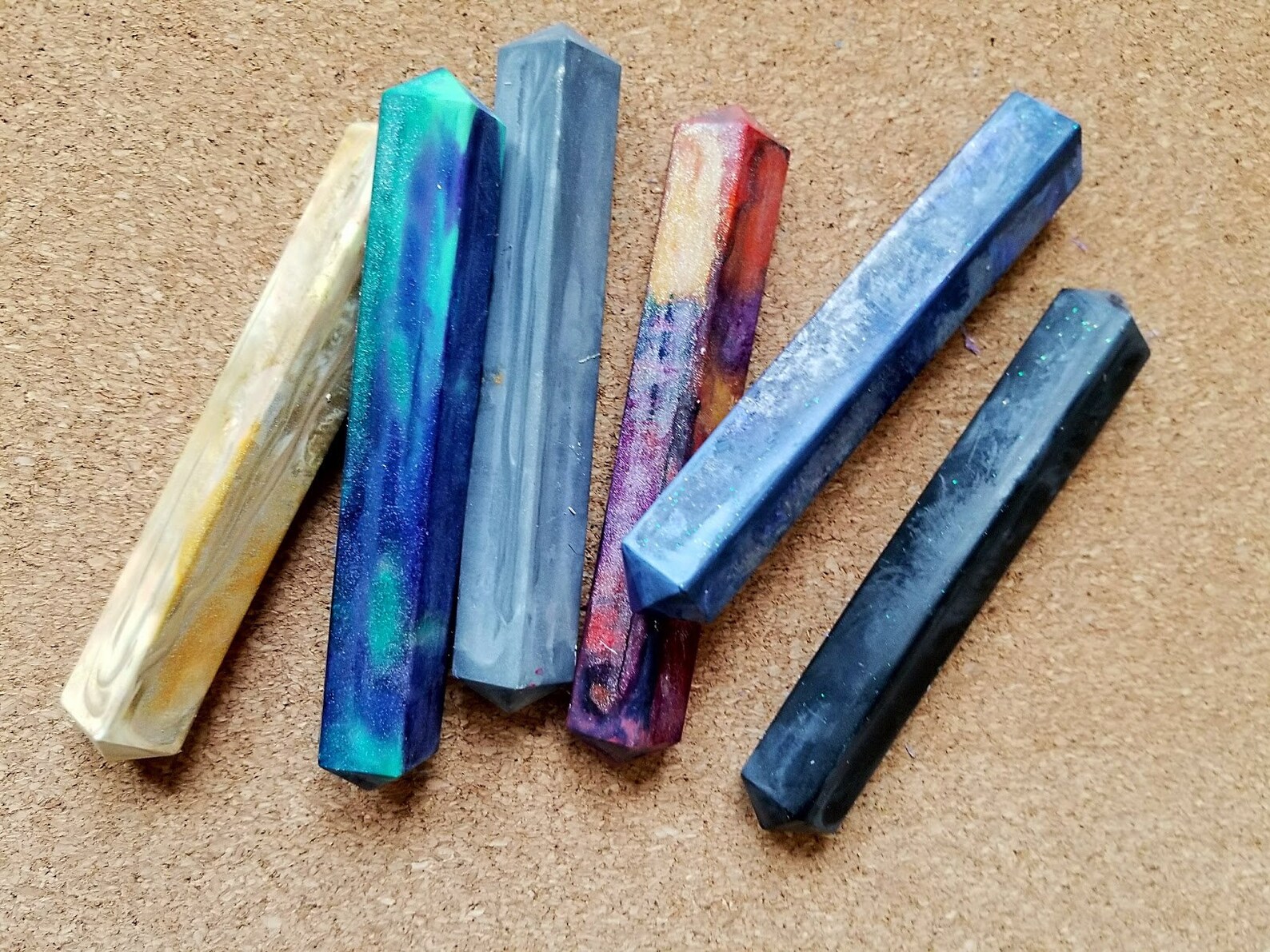 Colorful Gem Crayons Crystal Shaped Crayons to Write and Etsy