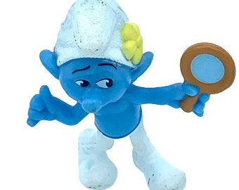 Vanity Smurf Figurine From 2013 Smurfs 2 Movie Plastic Figure - Etsy