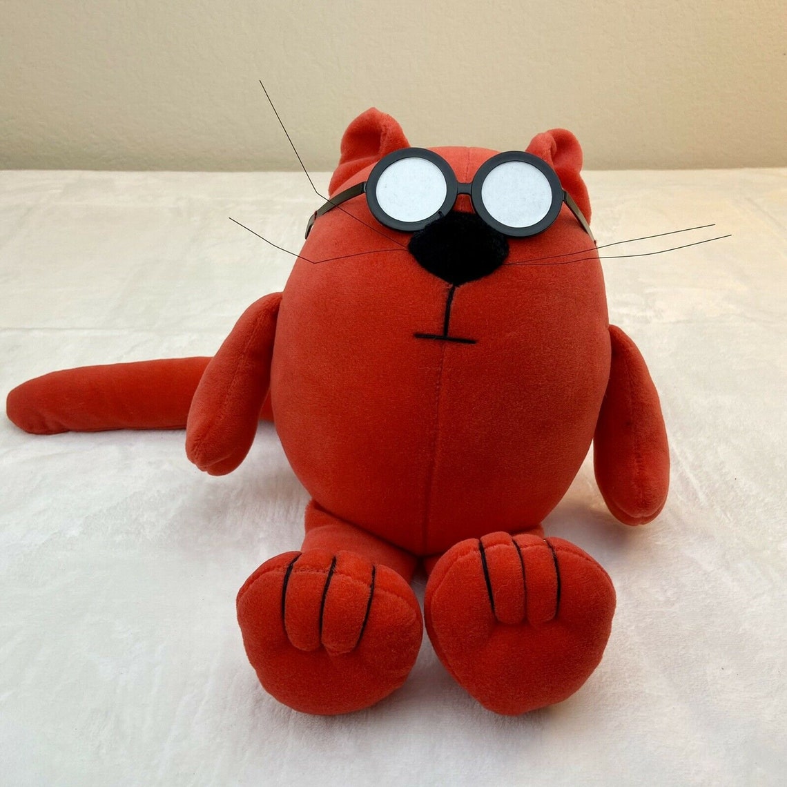 Catbert Dilbert Comic Strip Plush 12 Red Cat | Etsy