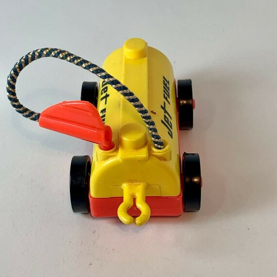 Pretend Play Vintage 1980's Fisher Price Little People Yellow Blue