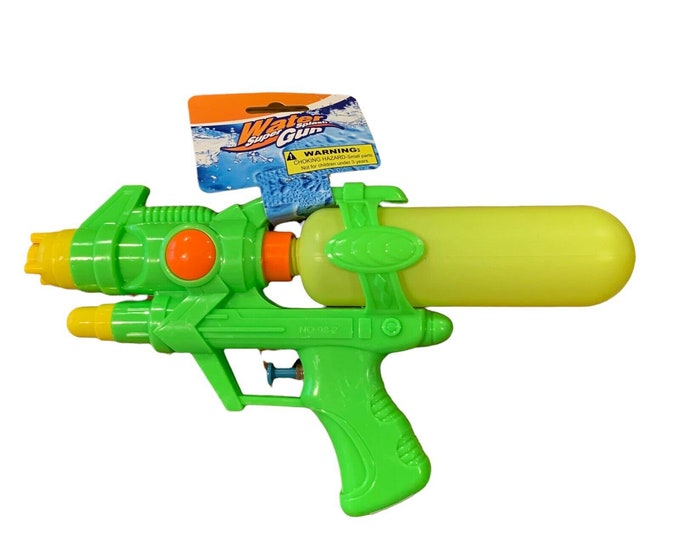 Super Splash Water Gun Multiple Colors Orange Green Yellow Large