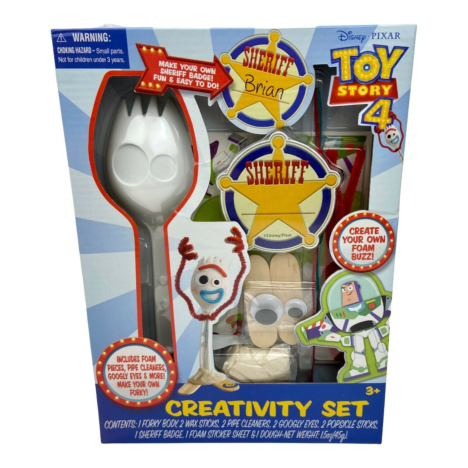 Toy Story 4 Craft Creativity Art Set Make Your Own Utensil Forky