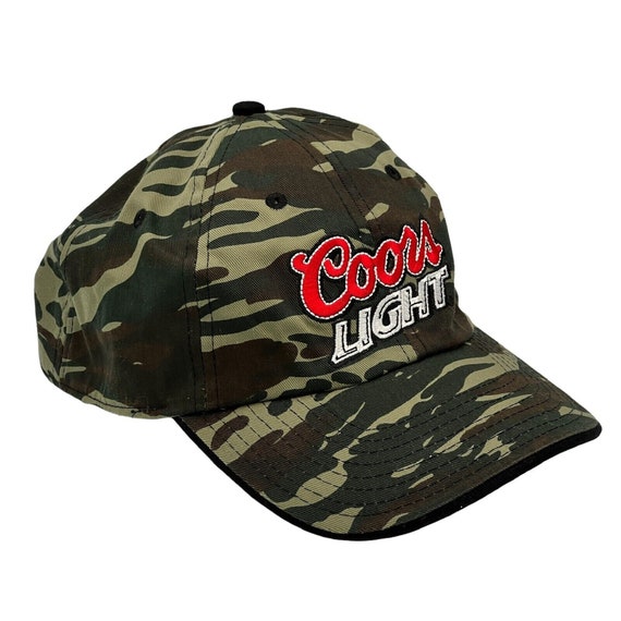 Coors Light Camo Cap Hat Adjustable 