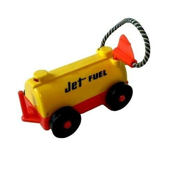 Pretend Play Vintage 1980's Fisher Price Little People Yellow Blue