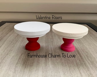 Mini Valentine Riser, Mini Farmhouse Riser, Tier Tray Riser, Valentine Decor