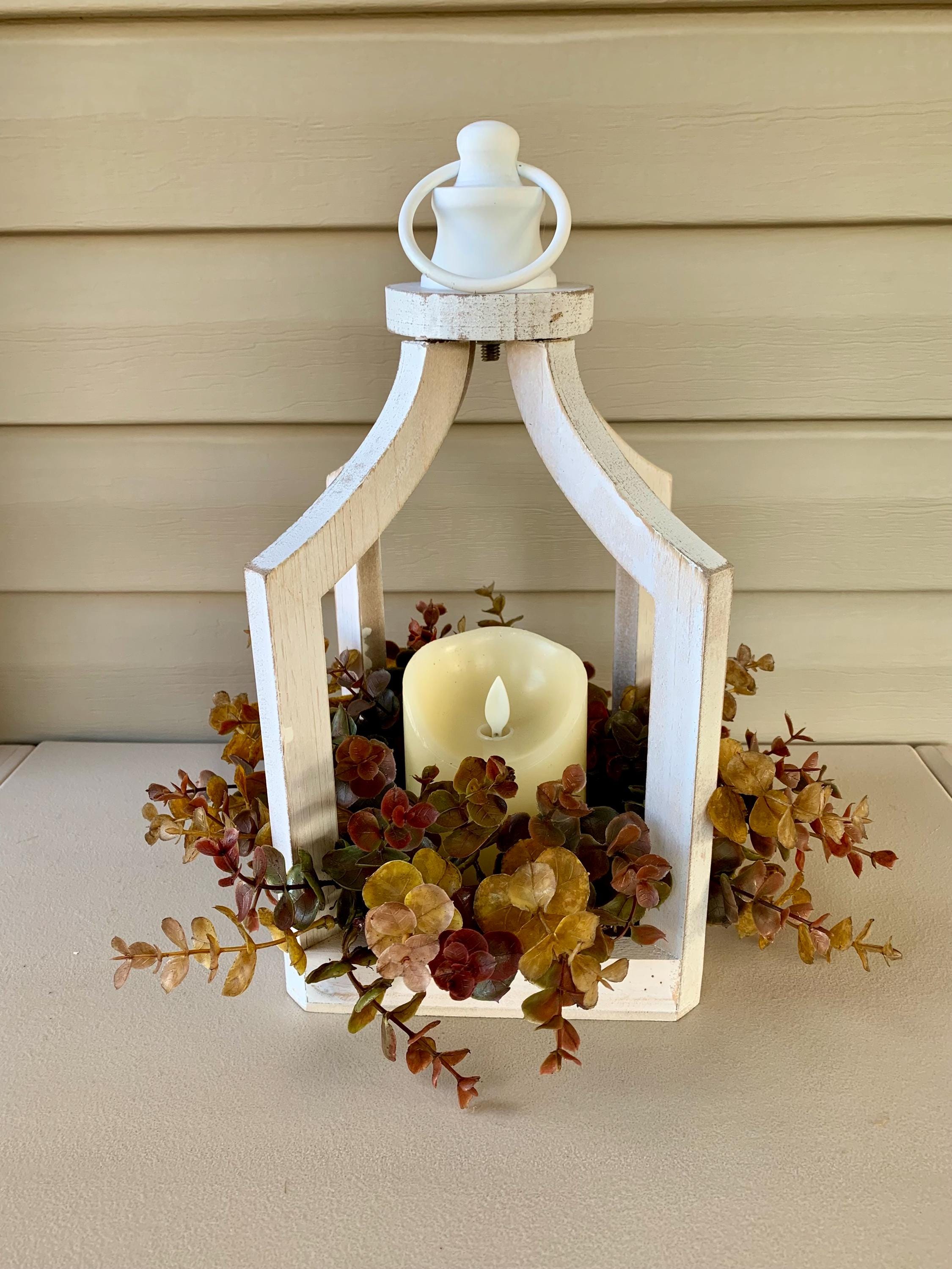 Rustic Lantern Centerpiece