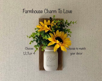 Mason jar wall sconce,farmhouse sconces,farmhouse decor