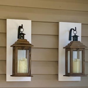 Wood Log Lantern: Rustic Cabin Home Decor