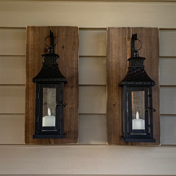 Black Metal Lantern Candle Etsy