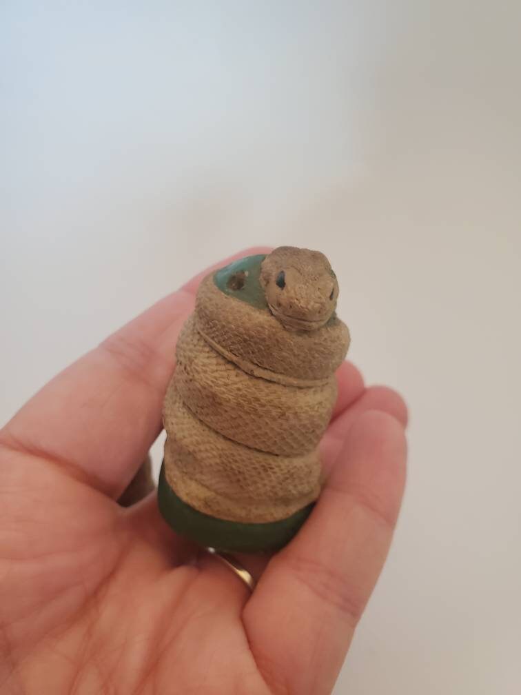 Vintage Rattlesnake Snake Salt and Pepper Shakers by Sullivan Etsy