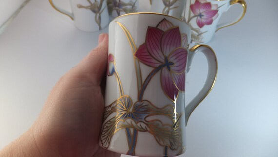 Fitz and Floyd Cloisonne LOTUS Tea Coffee Cup # 178 Fitz and Floyd Cloisonne LOTUS Tea Coffee Cup # 178