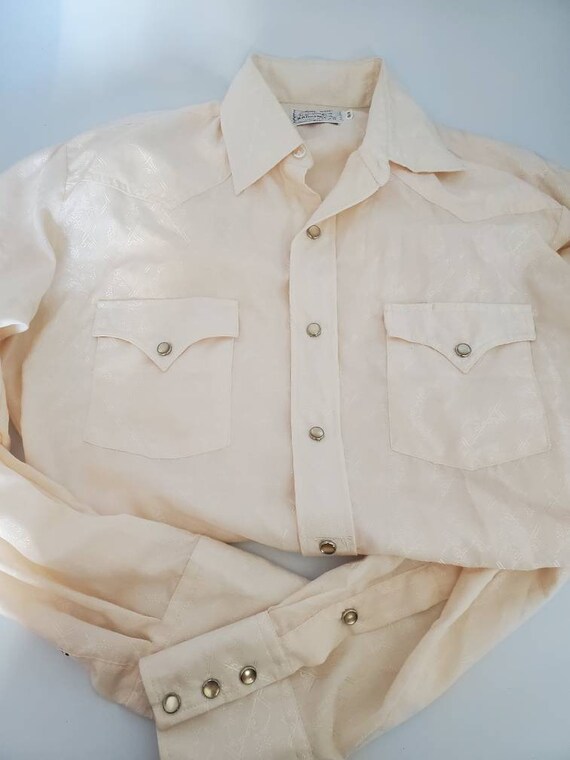 Vintage H Bar C Mens Button Down 