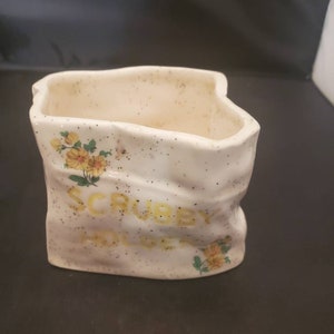 Vintage Kitchen Sink Soap Pad Dish Scrubber Holder Hunting 