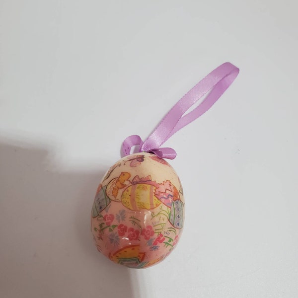 Decoupage Easter Egg Etsy