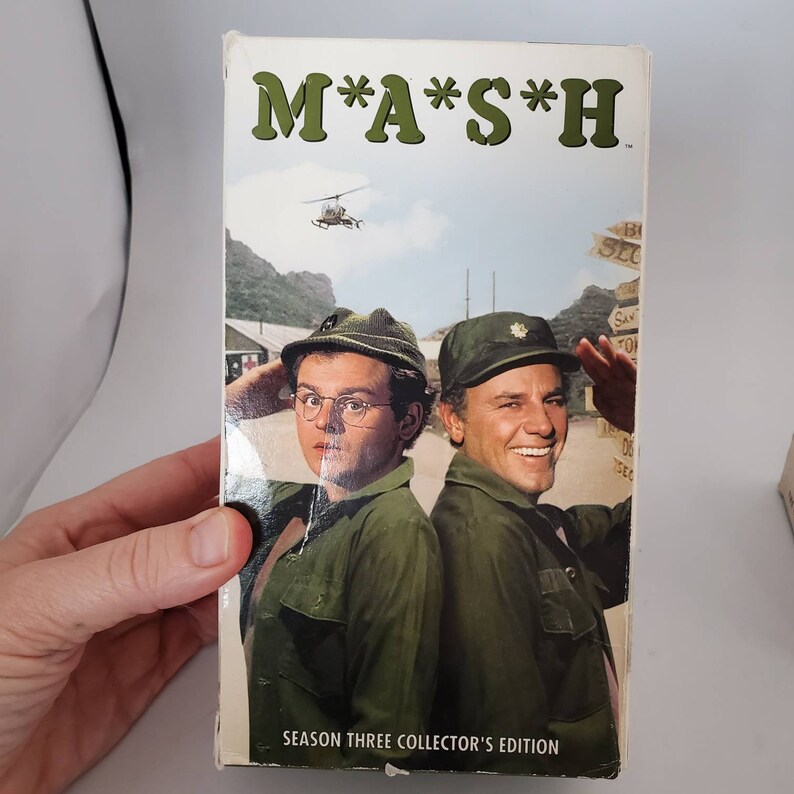 Vintage MASH VHS Complete Season 3 Set of 3 VHS Movies 24 Etsy