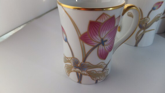 Fitz and Floyd Cloisonne LOTUS Tea Coffee Cup # 178 Fitz and Floyd Cloisonne LOTUS Tea Coffee Cup # 178