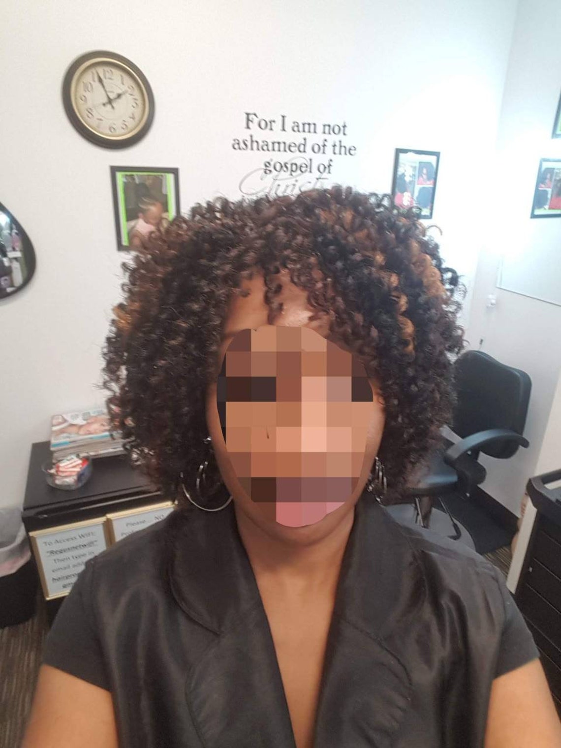 New Handmade Straw Set Curl Crochet Wig W/lace Part Color Etsy