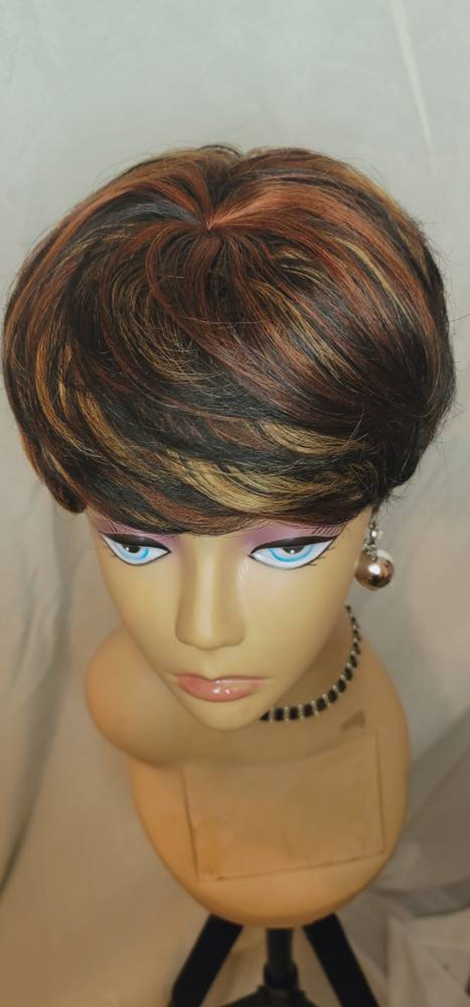 New Handmade 27 Piece Human Hair Wig Color F30/F33 Mixed Etsy