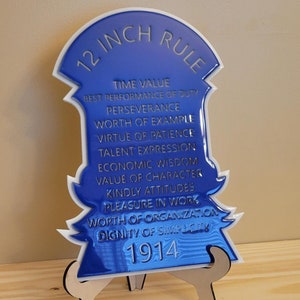Phi Beta Sigma 12 Inch Rule Sign, Handmade Wood Sign Fraternity Decor, College Frat Signs