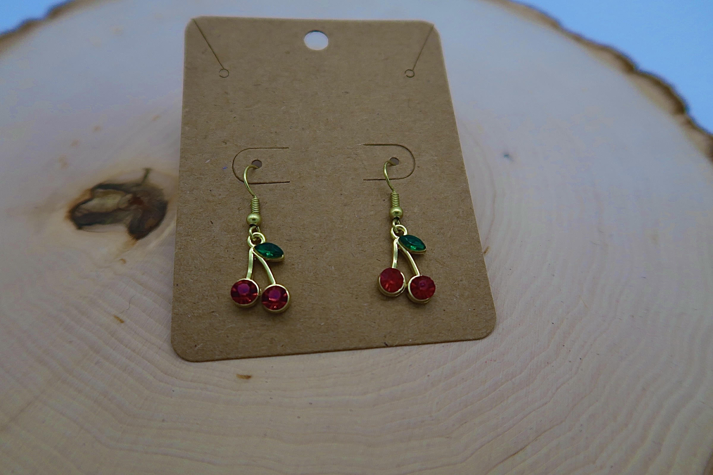 Cherry earrings Etsy