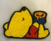 Winnie the Pooh Embroided Applique Patch -iron or sew on