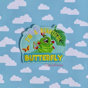 Heimlich I’m A Beautiful Butterfly Patch - Iron or Sew on