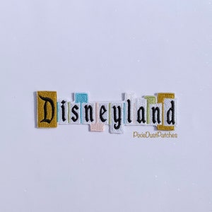 Vintage Disneyland Pastel Patch - Iron or sew on