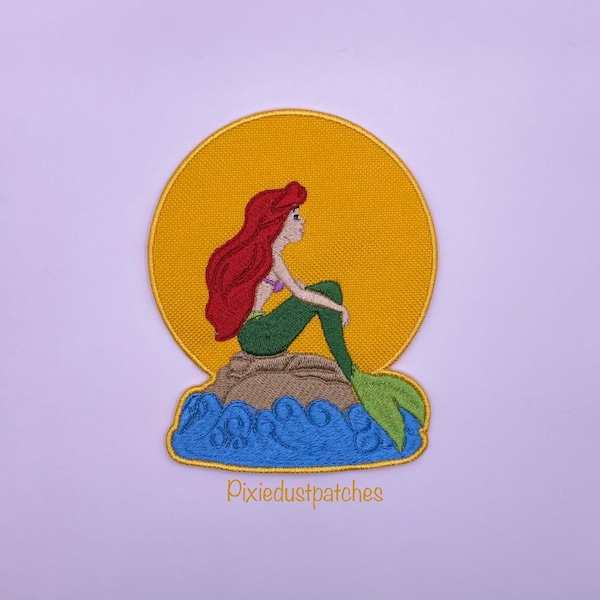 Patch jumbo la petite sirène - Repasser ou coudre