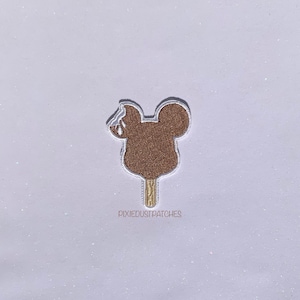 Mickey Icecream Pop Patch - Iron or sew on