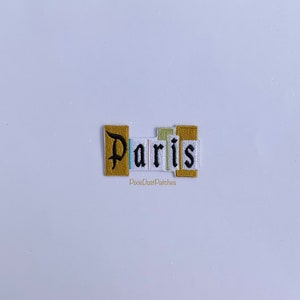 Vintage Disney Paris Pastel Sign - Iron or sew on