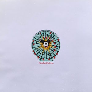 Mickey Mouse Ferris Wheel Patch - Iron or sew on