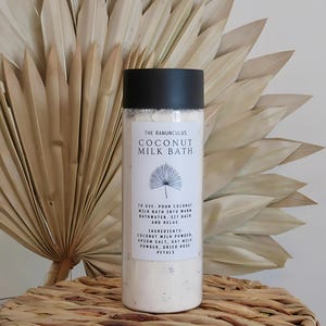 Coconut Milk Bath - Gift for Her - Mother&#39;s Day Gift - Relaxing Milk Bath - Spa - Bath Soak