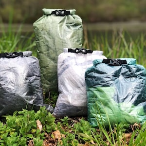 Dyneema & Ecopak/UltraTX Ultralichte waterdichte roll-top dry bag Cuben Fibre DCF afbeelding 1