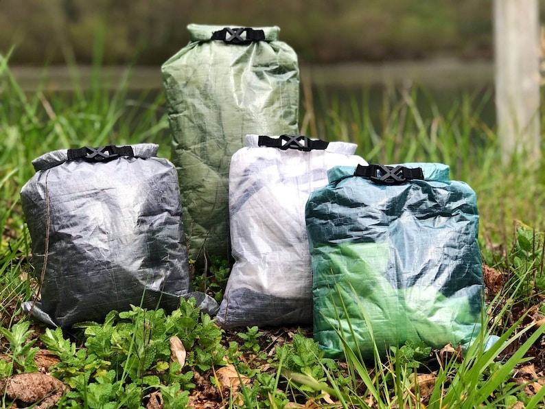 Dyneema & Ecopak/UltraTX Ultralichte waterdichte roll-top dry bag Cuben Fibre DCF afbeelding 1