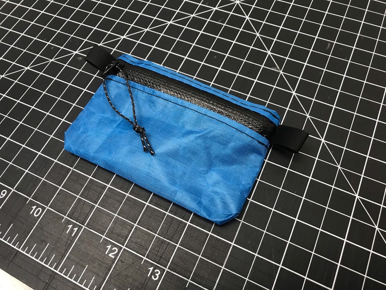 Dyneema/ULTRA Ultralight Trail Wallet Minimalist Cuben Fiber DCF Blue