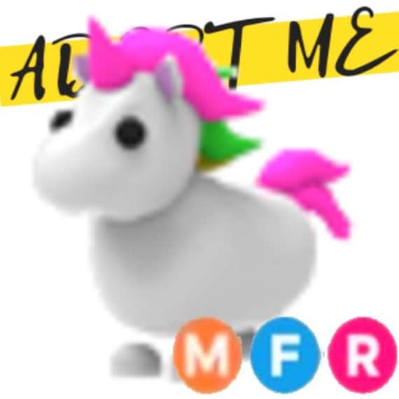 Adopt Me Unicorn Mega Mfr Legendary Pets Fastest Delivery Etsy
